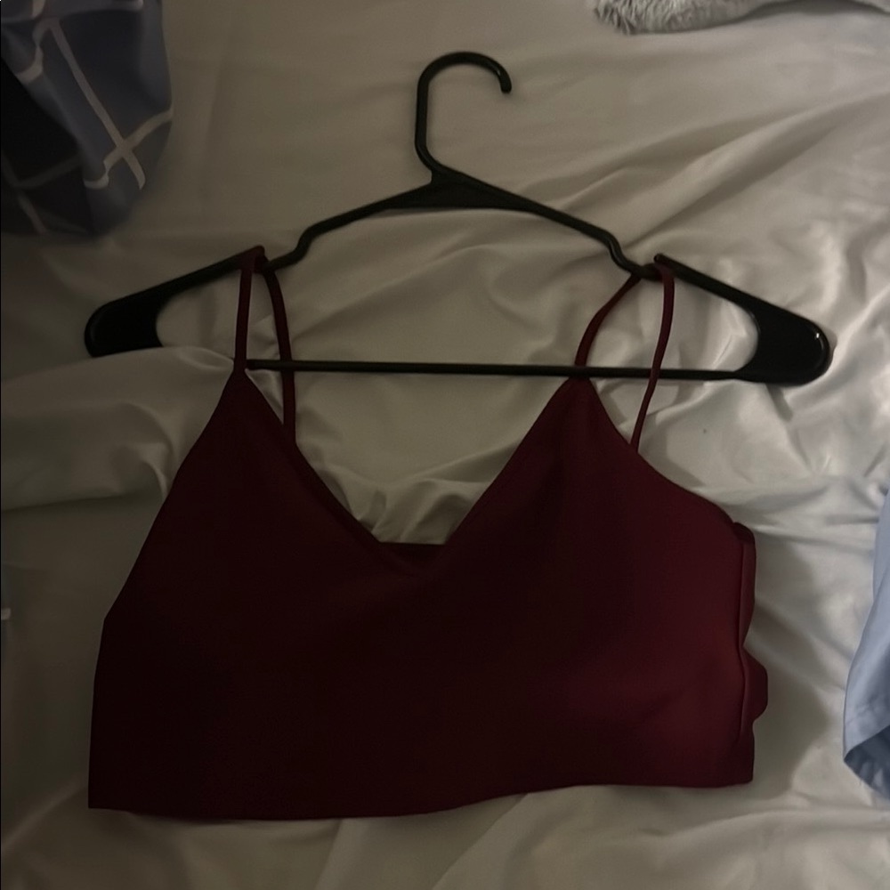 Women's Burgundy Top
